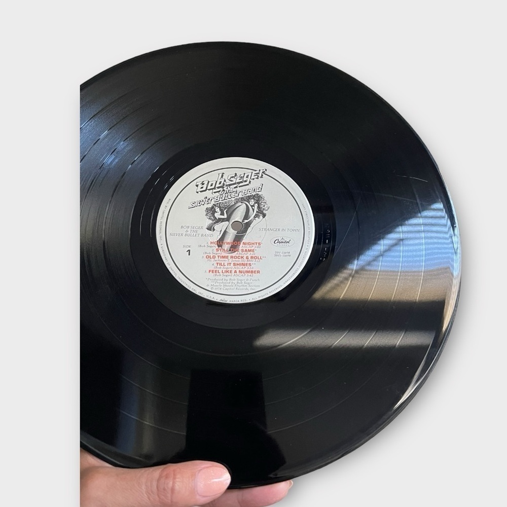 Bob Seger The Silver Bullet Band Stranger In Town 12’ Vinyl Record - Picture 6 of 7